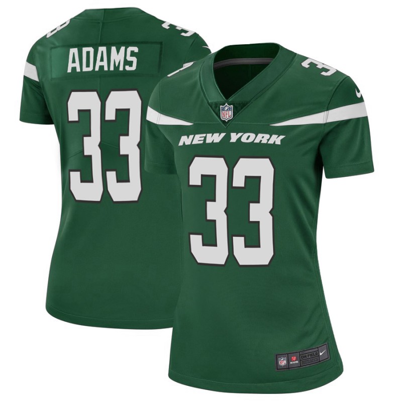Women's New York Jets #33 Jamal Adams 2019 Green Vapor Untouchable Limited Stitched NFL Jersey(Run Small)